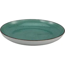 Teller VINTAGE (DH 22x3,40 cm) - grün - DH 22x3,40 cm