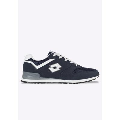Sneaker LOTTO, Herren, Gr. 40, blau (navy, weiß), Mesh, Synthetik, Schuhe Sneaker