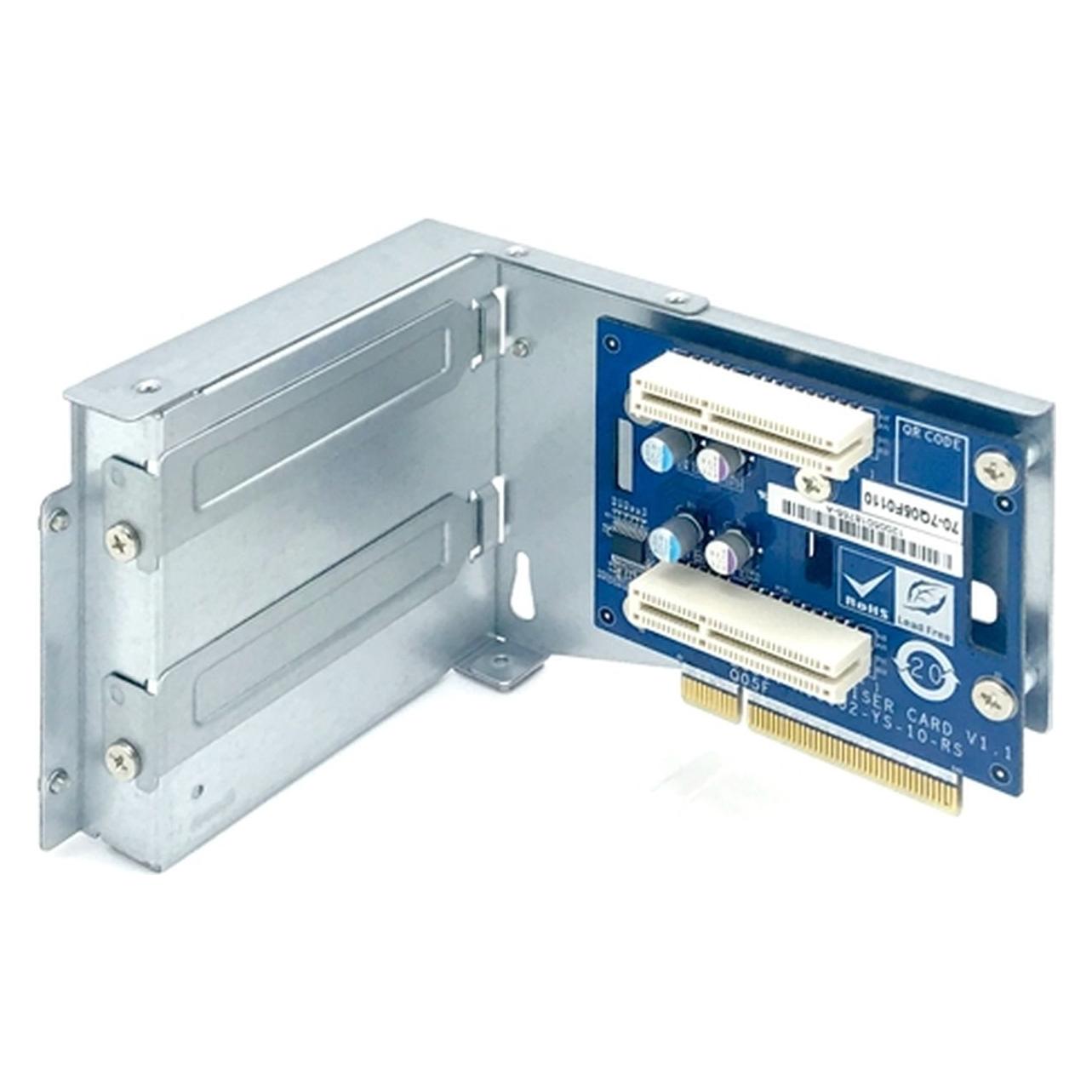 QNAP Riser Card Module, 1xPCIe to 2xPCIe, x73AU, short depth, 2U chassis, applied models T (BRKT-RISER-2P-2U)