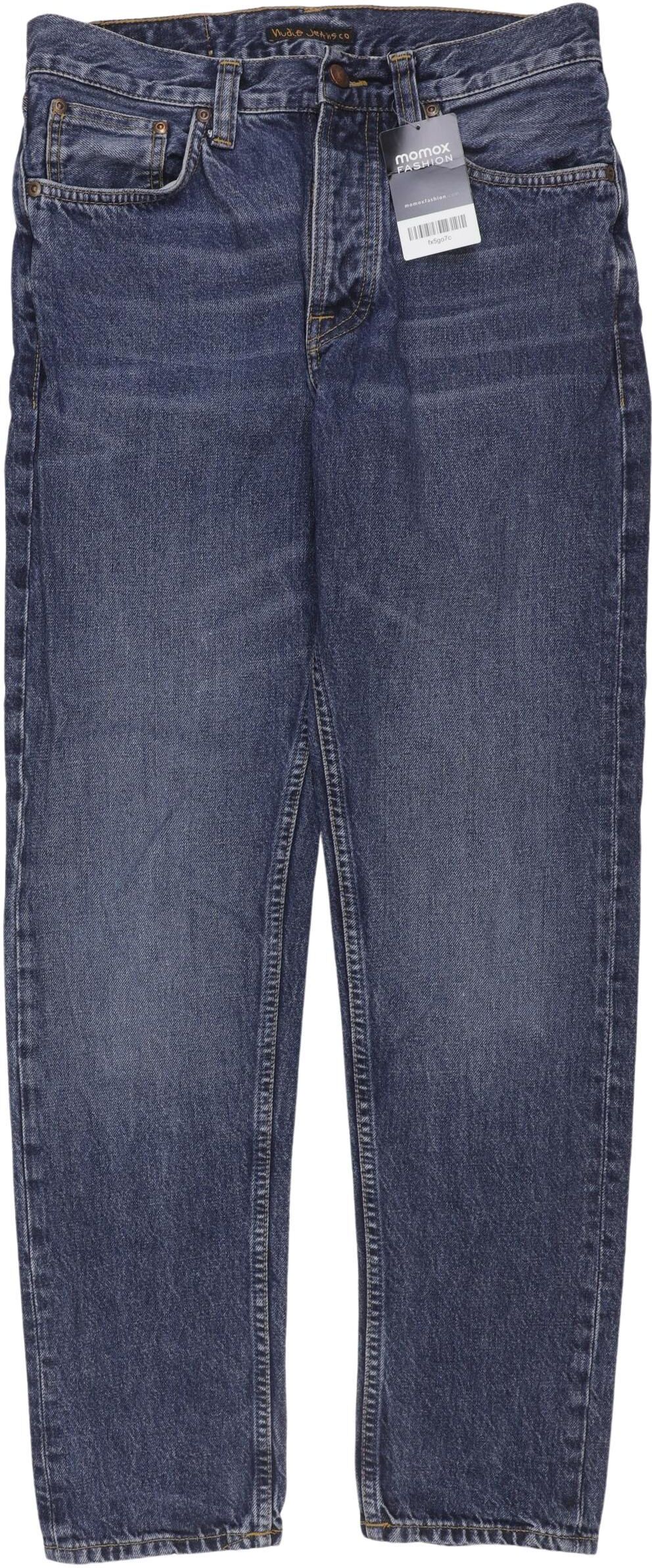 Nudie Jeans Herren Jeans, Blau, Gr. W29, Baumwolle - Second Hand