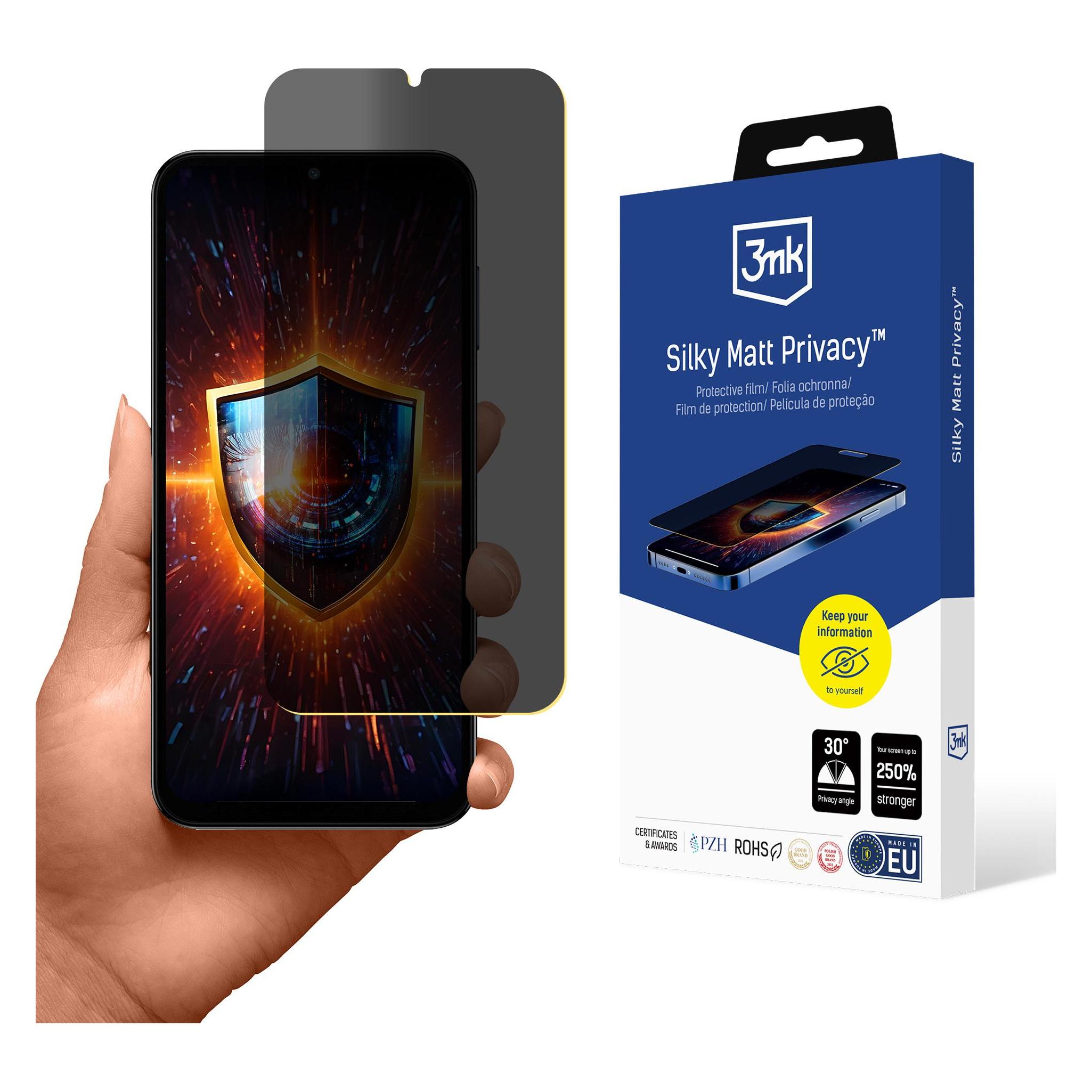 3MK Samsung Galaxy A15 5G - Silky Matt Privacy (Samsung Galaxy A15 5G) (W-3SlMatPv-SaA155G-0)