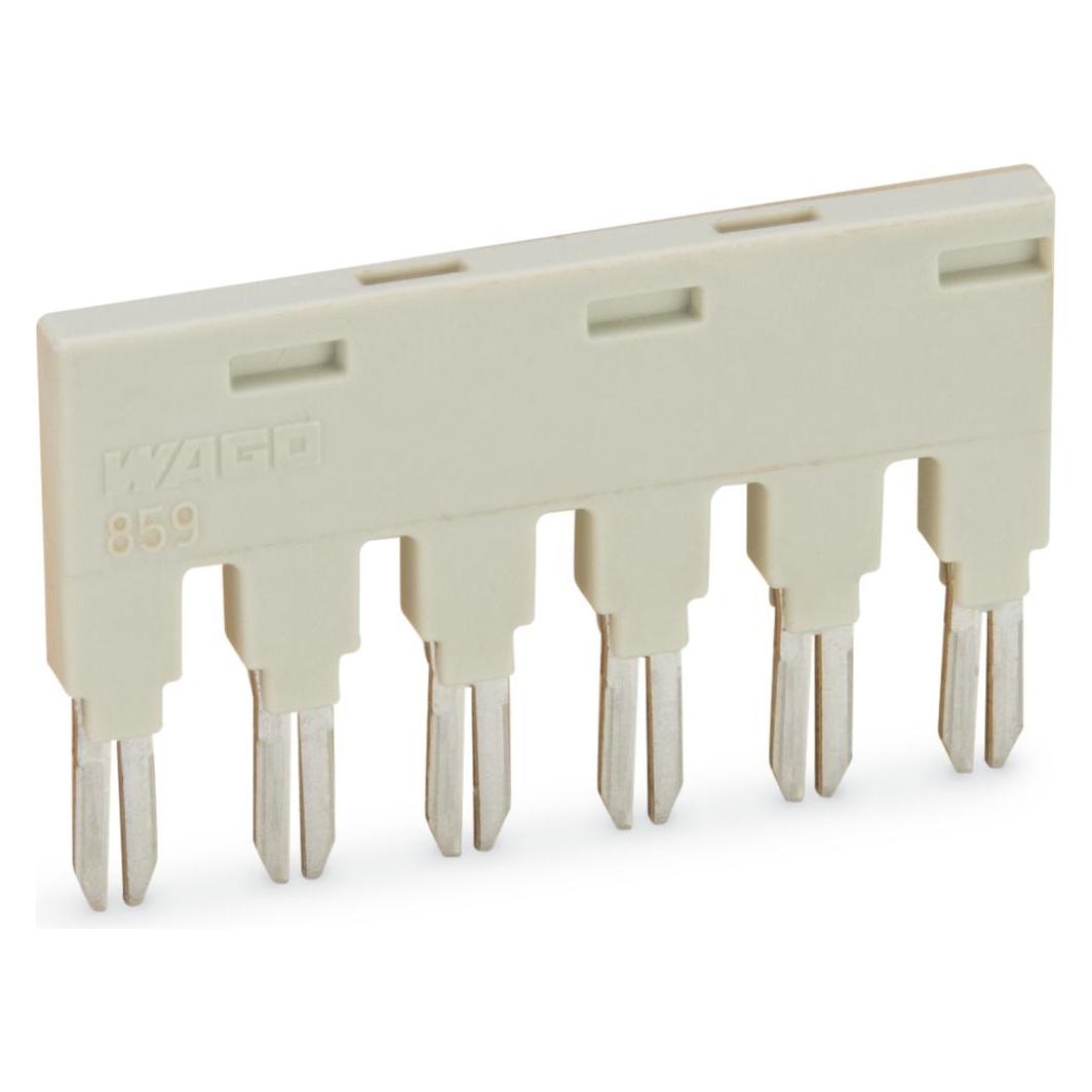 Wago Kammbrücke Polzahl: 6 Blau 100 (Diverse) (859-406/000-006)