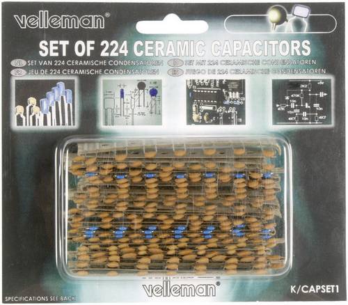 Whadda K/CAP1 Keramik-Kondensator Sortiment 10 % 1 Set