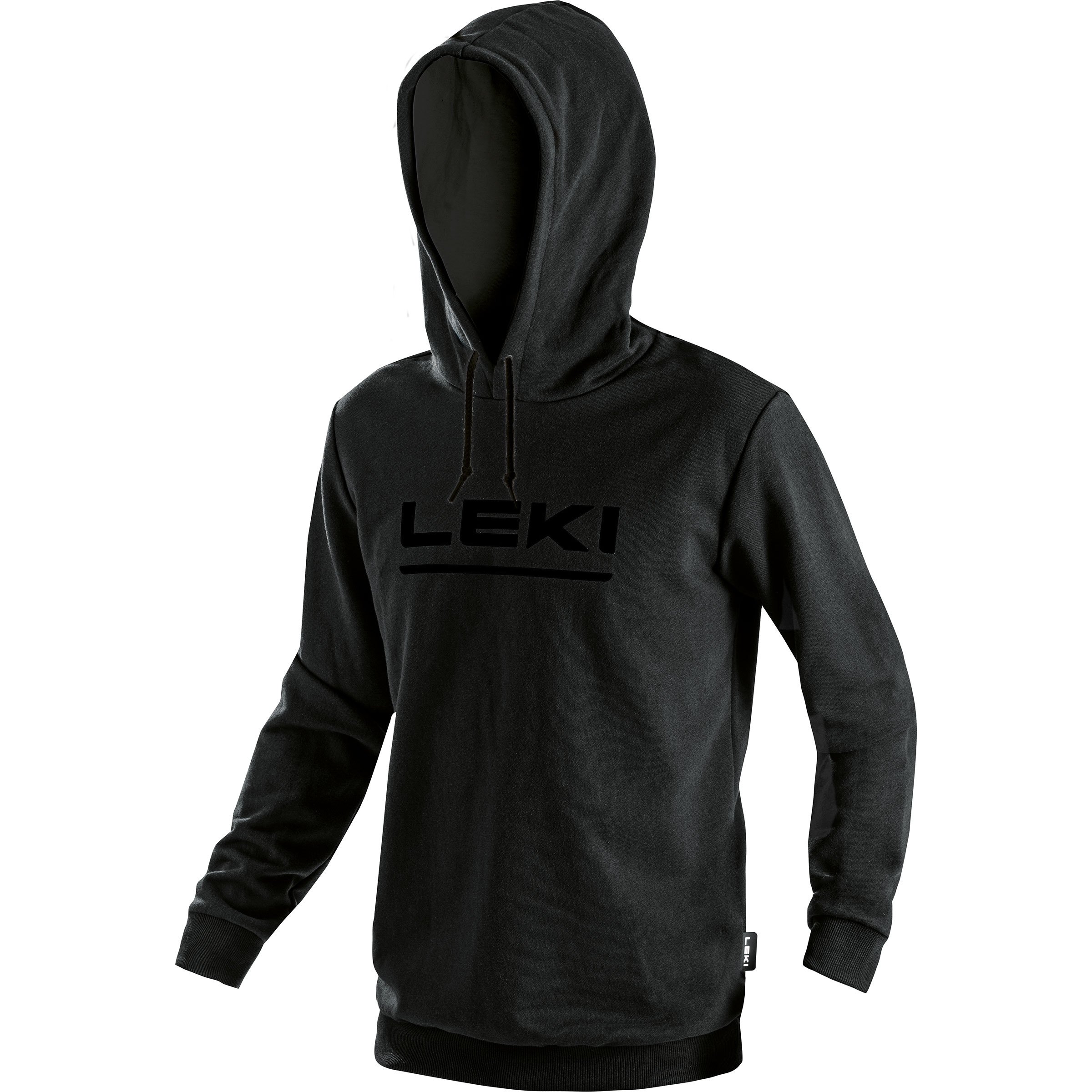 Leki Logo Hoodies schwarz Größe M Lifestyle Hautfreundlich