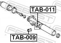 Febest Lagerung, Lenkgetriebe Tab009 Für Toyota