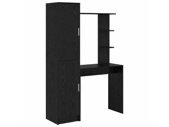En solde  Table Informatique Adulte/enfant - CLOUD - Bureau à Domicile - (2 pcs) - Chêne noir B225