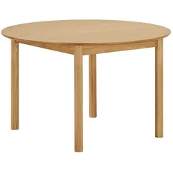 Esstisch mit Auszug Bundaberg Ø 120/ 220 x 76 cm Holz Braun Eiche 120