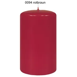 Kopschitz Kerzen Kerzen Stumpenkerzen Rotbraun, 150 x 100 mm, 4 Stück