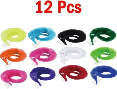 Inspire Curations Twisty Worm Magic Toy & Cat Teaser Set 12 Pcs
