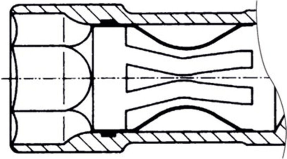 HAZET Zündkerzen-Schlüssel 4767AKF Vierkant hohl 12,5 mm (1/2 Zoll) Außen-Sechskant Profil 16<sup>5</sup>⁄<sub>8</sub>)