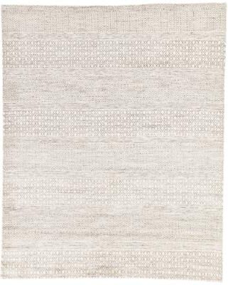 Juniper Home Kelis Hand-Knotted Geometric Ivory/ Dark Grey Area Rug