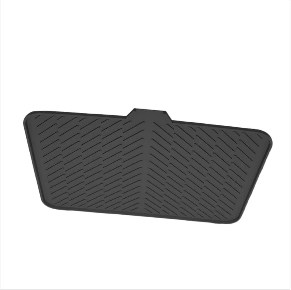 INF Tapis égouttoir incliné en silicone - Protection de comptoir de cuisine Le noir