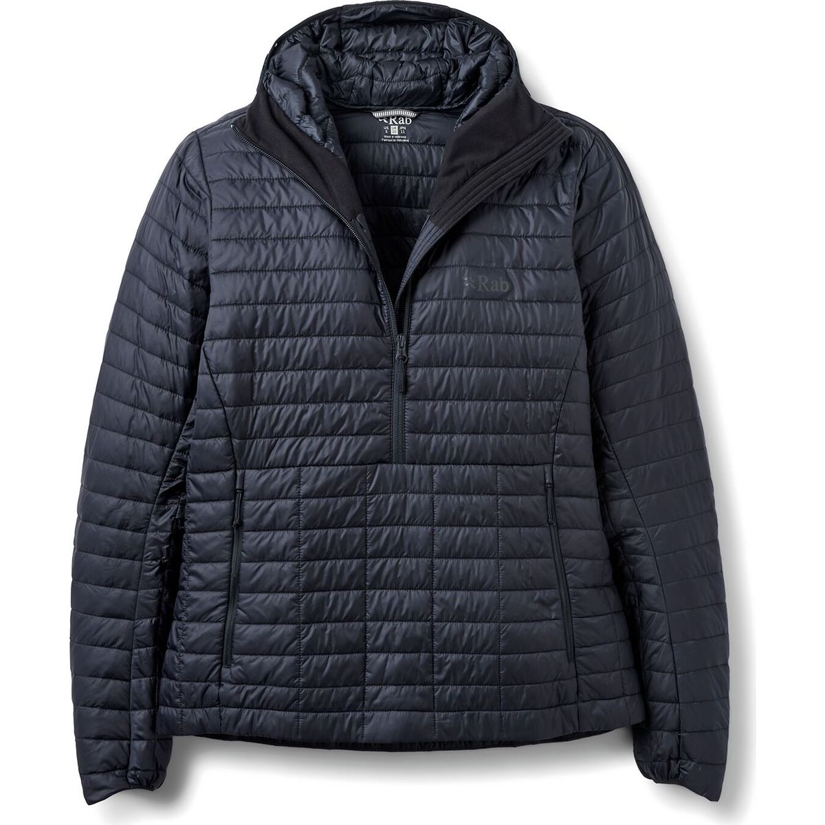 Rab Microlighter Pullover Hoody Wmns black (BLK) 14 QDB-99-BLK-14