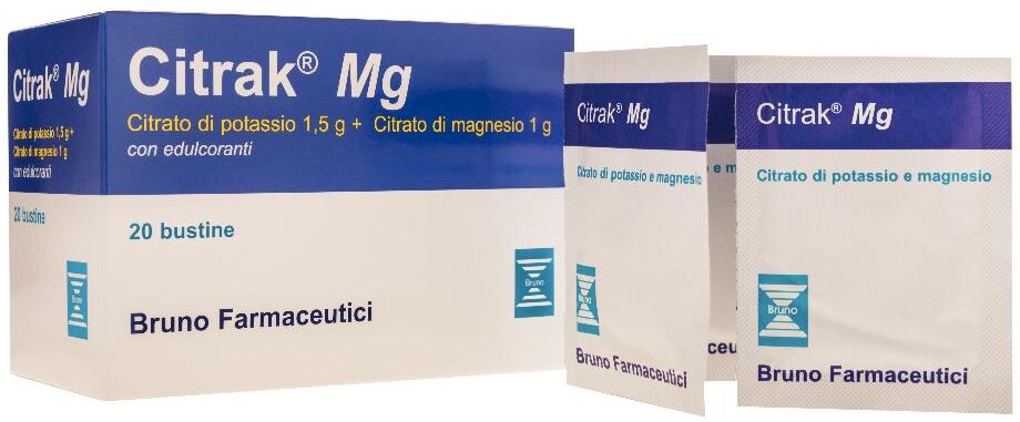 BRUNO FARMACEUTICI SpA CITRAK-MG INTEG ALIM 20 BS