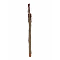 EUROPALMS Schilfgras mit Kolben, künstlich, dunkelbraun, 152cm