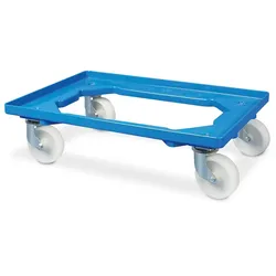 BRB Logistikroller/Kistenroller für Behälter 600 x 400 mm, für Tiefkühlung bis -30°C geeignet