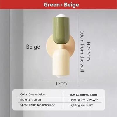 Uplifted Goods Nordic Industrial Geometric Sconce And Background Luminary c plug In
