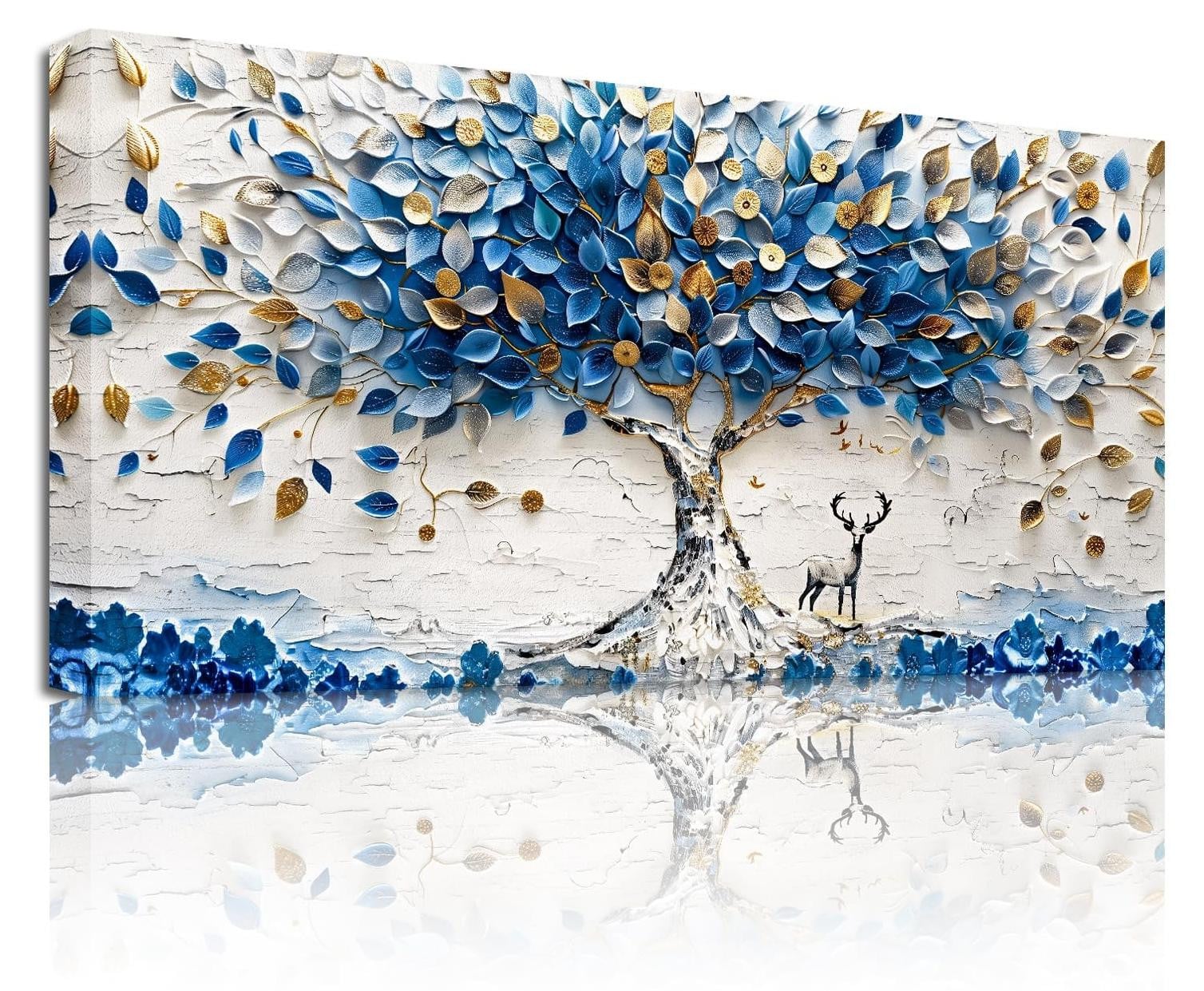 Merkloos Canvas Wandkunst Illustratie voor Volwassenen