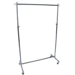 Gerso Kleiderwagen 100 x 185 cm grau, 90x96x41 cm