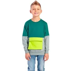 ERIMA Kinder Sweatshirt Leon, Größe 110 in Grün Grün