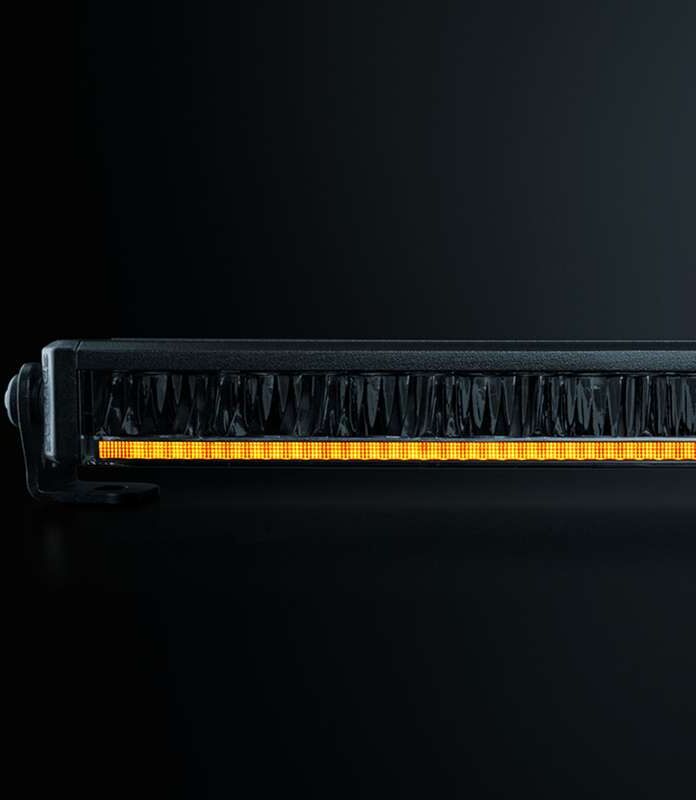 STRANDS FIREFLY LED BAR 10″ White/Amber Pos.   Optimized Beam