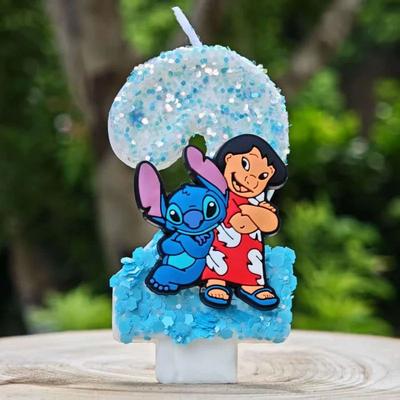 Uplift Treasures Angel Cartoon Number Birthday Cake Candle a 2