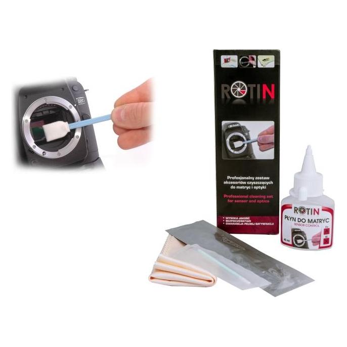 Rotin Cleaning Kit E fluid + cloth + spatulas for chamber matrices (ROTIN)
