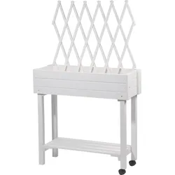 Rollbares Hochbeet mit Rankhilfe, Tischbeet für Terrasse & Balkon   versch. Farben