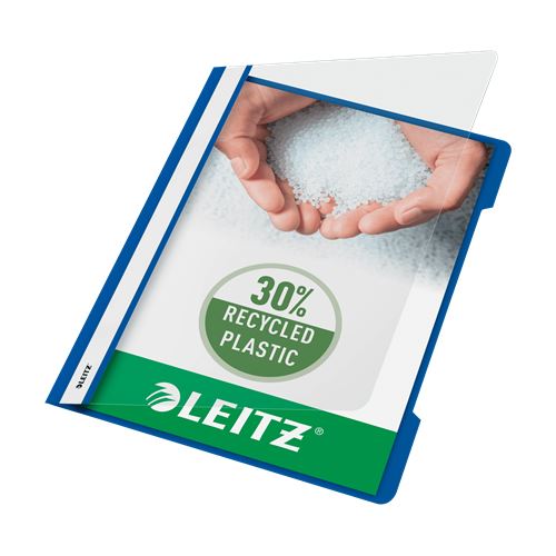 LEITZ Schnellhefter 4191 Kunststoff blau DIN A4