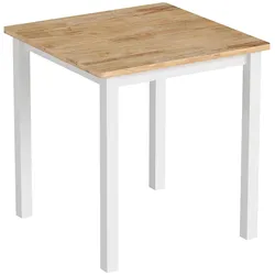 ESSTISCH 69 x 69 cm Küchentisch für 2-4 Personen Kleiner Esszimmertisch Eiche
