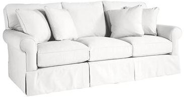 Baldwin Upholstered Sofa - Stocked - Gowan White InsideOut - Ballard Designs