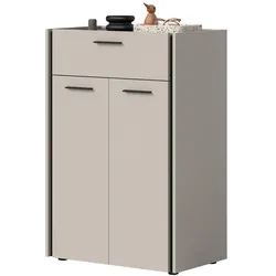 SCHUHSCHRANK Kaschmir 75 x 106 cm, Flurkommode mit Soft-Close