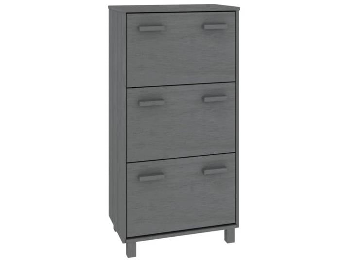Armoire à chaussures range 60 x 35 x 117 cm gris
