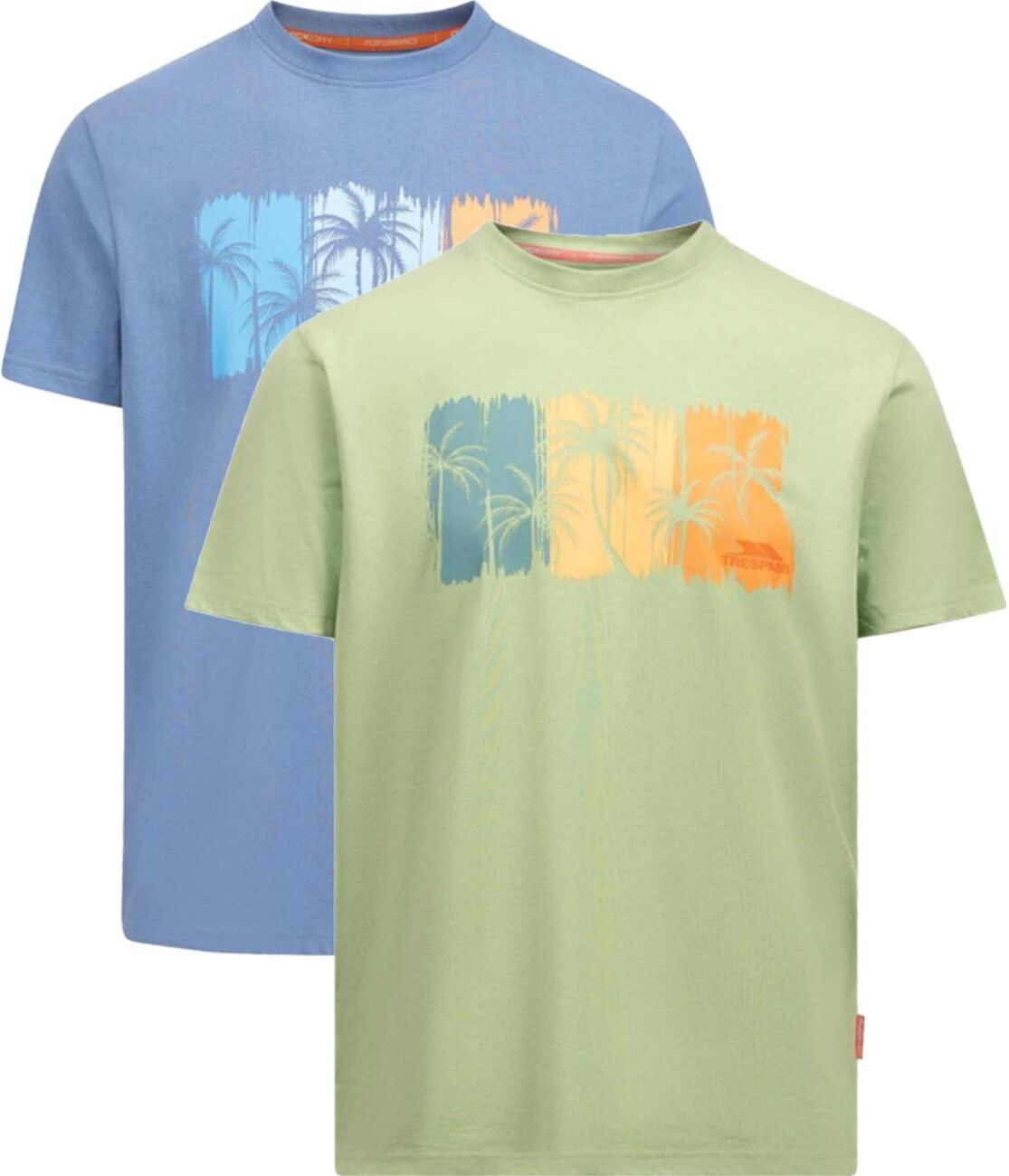 Trespass Sunbathe - Male Casual Tee Denim Blue L