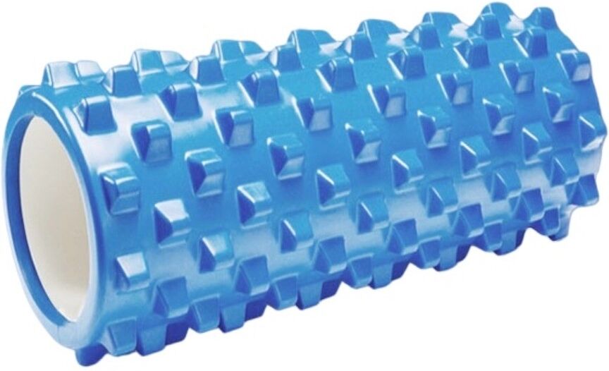 INF EVA Wolfzahn-Schaumrolle – Hochfeste EVA+PVC Massage-Rolle für Tiefengewebe, Waden & Rücken, trägt 200kg Blau