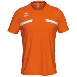 Errea, Unisex, Sportshirt, Shirt Mark S/S Ad (S), Weiss, Orange