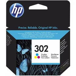 HP 302 (F6U65AE) Original Druckerpatrone 3er Pack Kompatibilität: HP OfficeJet 4000er /3000er Serie