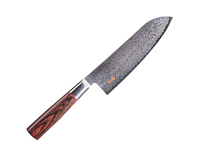 Suncraft Senzo Classic ID-04 Santokumesser 16,7 cm, VG10 67 Lagen, 61 HRC
