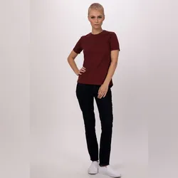 Chef Works® Gestreifte T-Shirts Damen Urban Collection Artikel SHT01W Rot Größe L