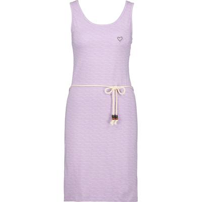 Sommerkleid ALIFE & KICKIN, Damen, Gr. S, Normalgrößen, lila (digital lavender), 60% Baumwolle, 40% Polyester, Rundhals, Kleider Sommerkleid