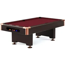 Automaten Hoffmann Billardtisch Club Pro III Dekor Nussbaum (224 x 112 cm)