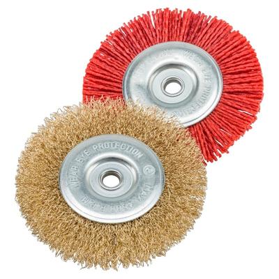 Fugenbürste AL-KO "MB 2010", rot, Ø:10cm, Nylon, Stahl, Reinigungsbürsten, Fugenbürste
