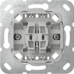 Gira 387500 Wipptaster Wechsler 2-fach ohne Krallen Einsatz