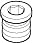 Dornbracht Stopfen M10 x 1 09312006590 roh