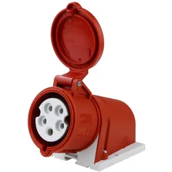 CEE Mennekes Einbausteckdose 32A 5P 400V IP44 Anbausteckdose Typ 27008