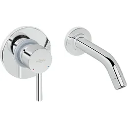Wand-Waschtischmischer Live 2.0 Ausladung 169 mm mit Wandeinbaukörper chrom Evenes