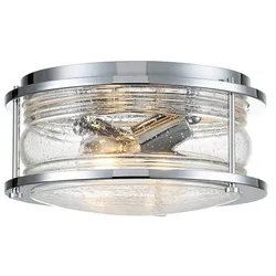 Ashland Bay 2 Light Flush – Poliertes Chrom