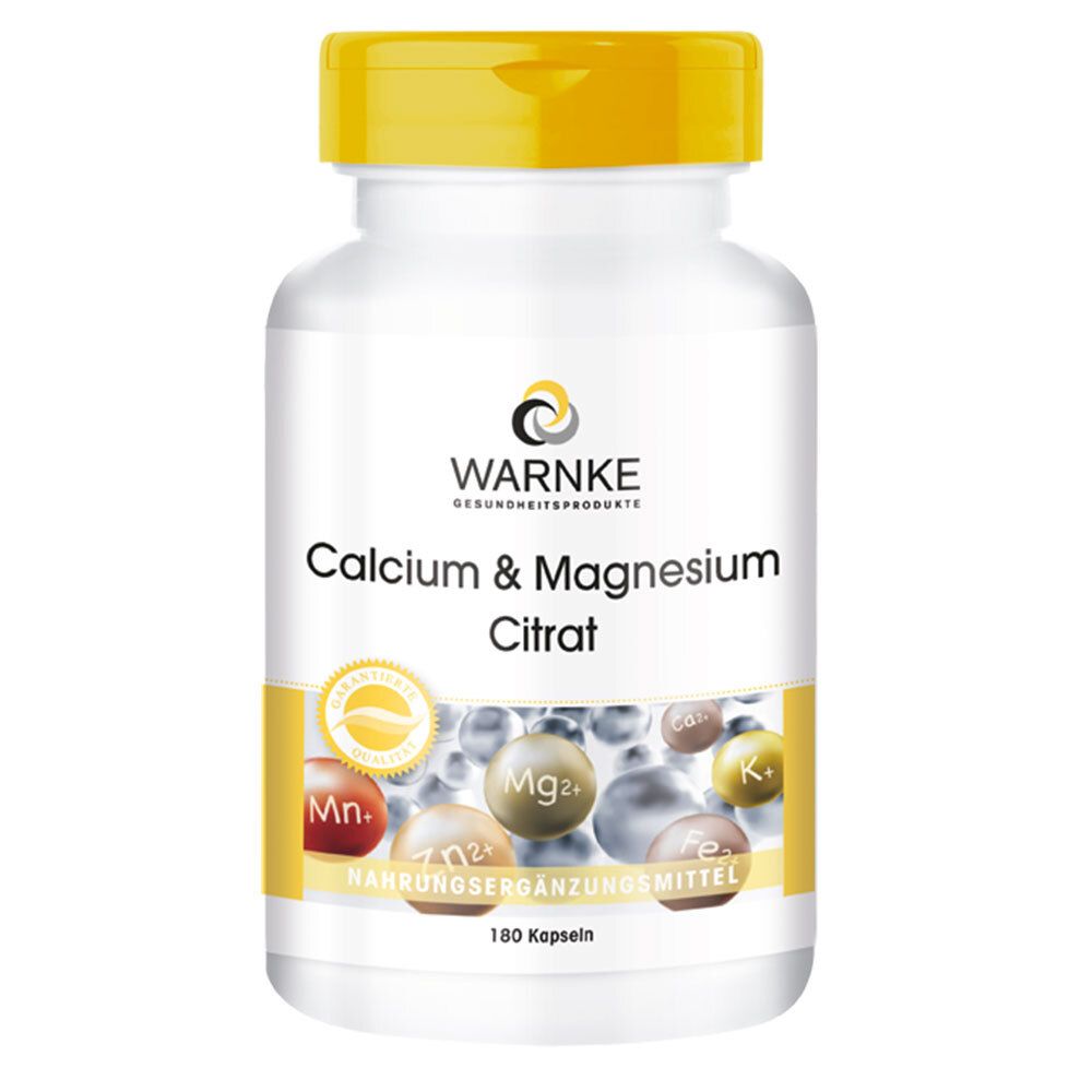 Calcium & Magnesium Citrat Kapseln 180 St