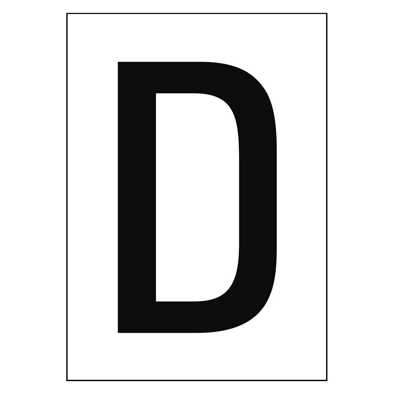 Brady A4-Etiketten mit Zahlen und Buchstaben (NL7541A4WH-D)