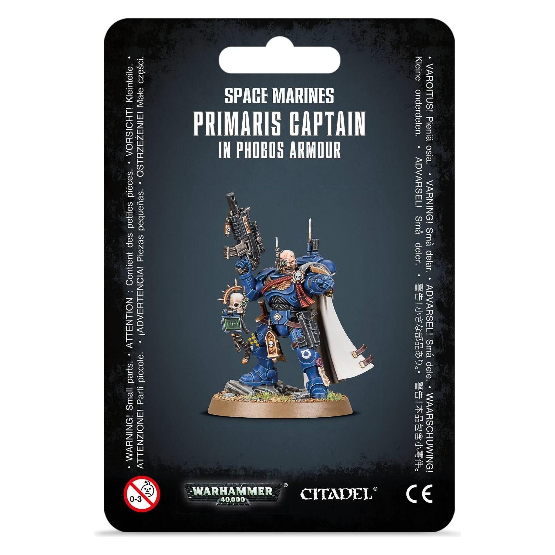 Games Workshop Warhammer 40k - Space Marine Primaris Captain in Phobos Armour (Kunststoff) (99070101047)